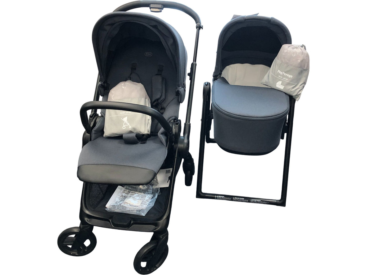 Peg Perego Switch Stroller Infant 2 in 1 Pushchair With Culla Flex Nordic Blue