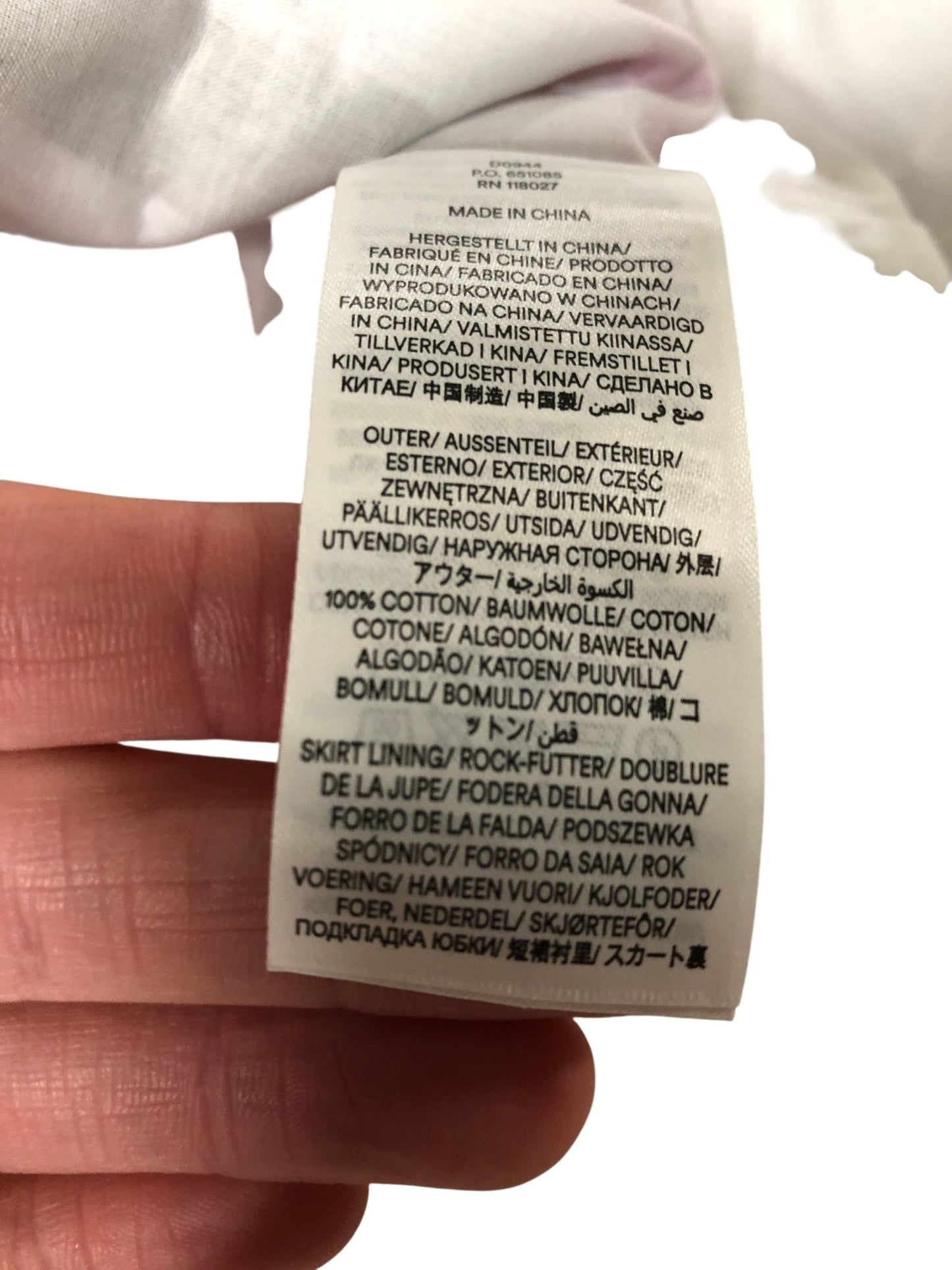 Women's White Dress Size 12 Multicoloured Striped Smock Style