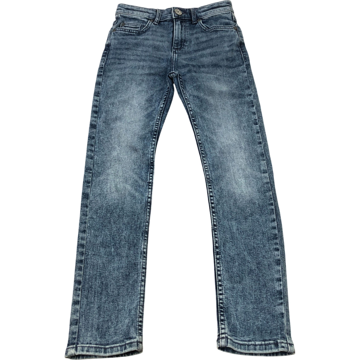River Island Skinny Jeans Children's Denim Blue Stretch Fit Light Wash 8 Years