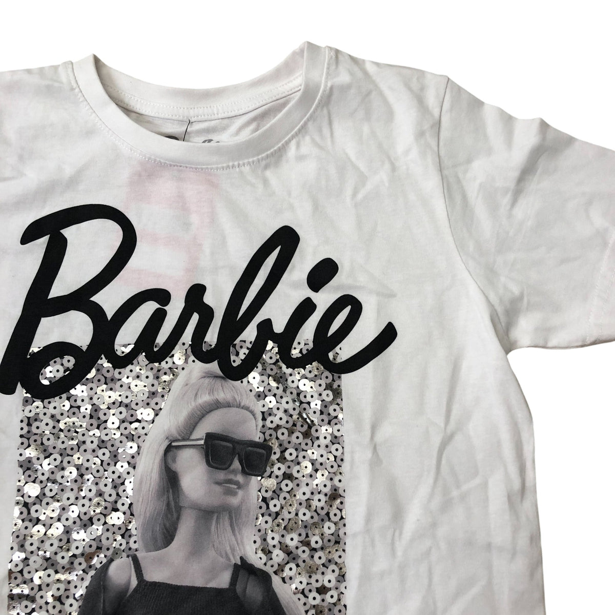 Barbie Graphic Kids T-Shirt Size 9-10 Years White Top Be Unique