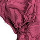 Women's Burgundy Long Sleeve Dress Elasticated Cuffs - Size 18