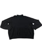 River Island Black Turtleneck Sweater XXL Men's Viscose Blend Jumper