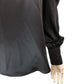 River Island Black Off The Shoulder Top UK6 Women's Elegant Satin Blouse