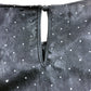 River Island UK16 Women's Black Long Sleeve Top with Silver Dots