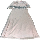 Love & Roses Beaded Dress UK16 Women's Elegant Pale Pink Sparkly Party Dress