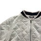 Cream Quilted Bomber Jacket Size XL