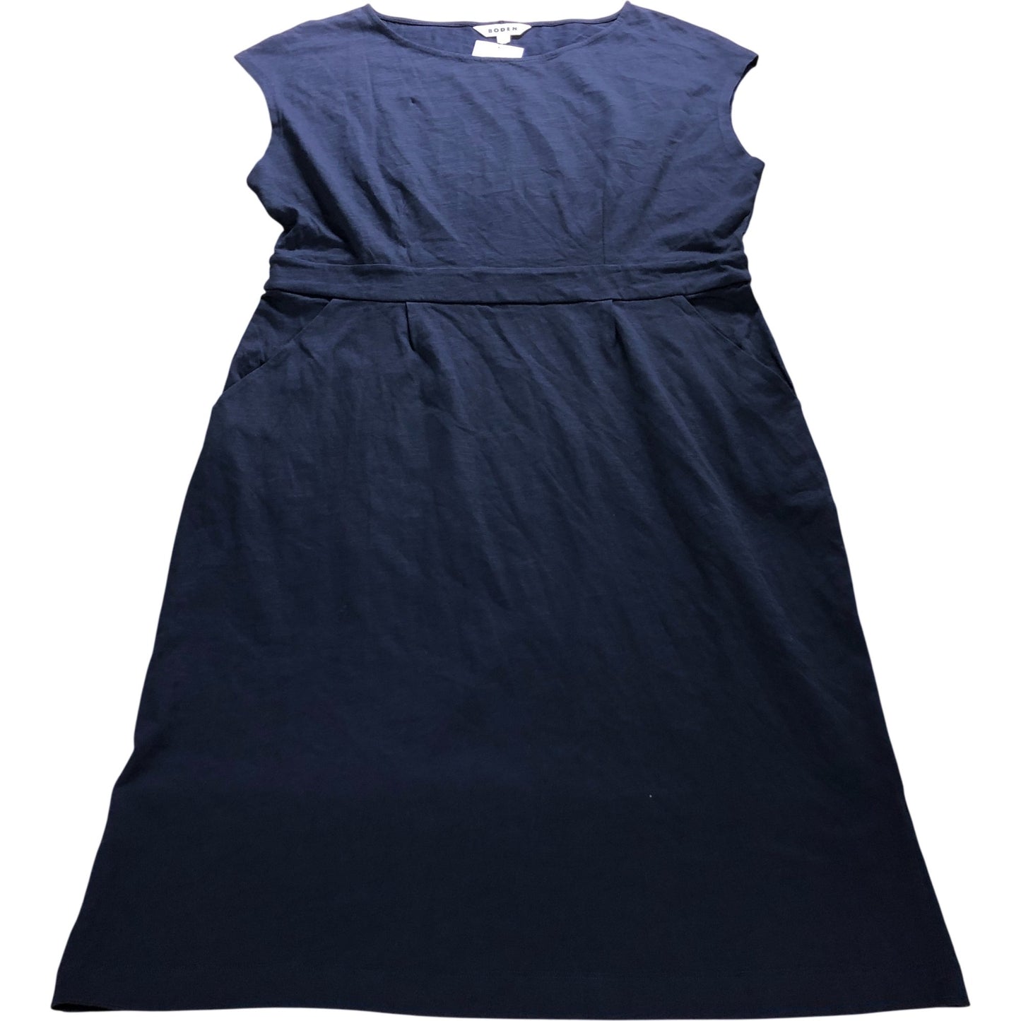 Navy Tailored Jersey Dress - Size 20