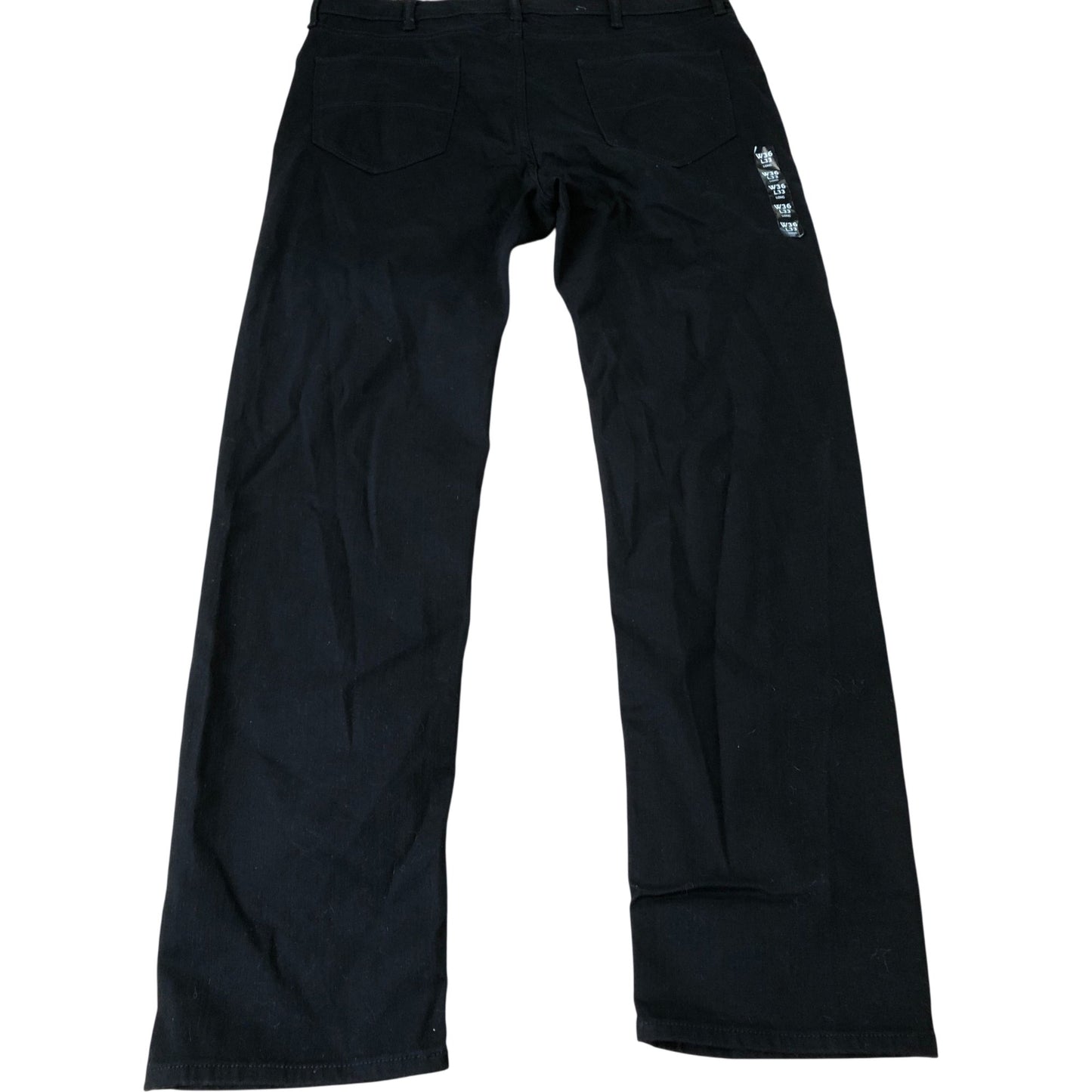 Black Stretch Denim Jeans Men's Regular Fit W36 L33