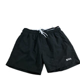 BOSS Men's Black Swim Shorts with Elastic Waist XXL