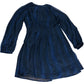 French Connection Blackout Blue Smock Dress UK12 Women's
