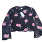 River Island Floral Print Long Sleeve Top Size 5 Years Girls Black Pink