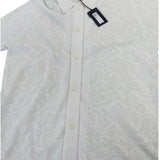 River Island Women's White Smart Cardigan Size L Collared Knit Textured