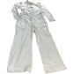 River Island Women's Jumpsuit UK14 Cotton Long Sleeve Utility White
