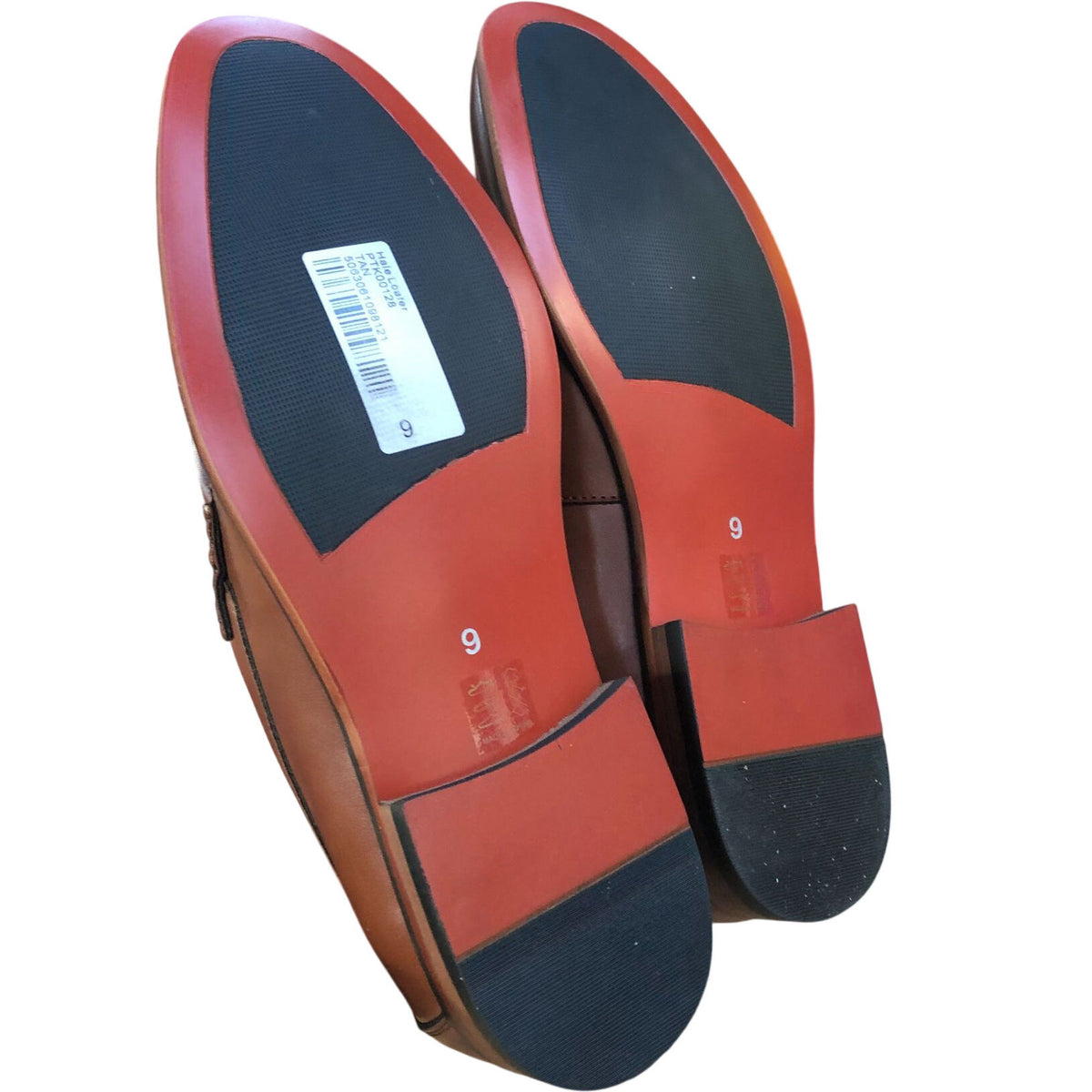Peter Werth Hale Loafer Tan Leather Slip On Shoes Men's Size 9
