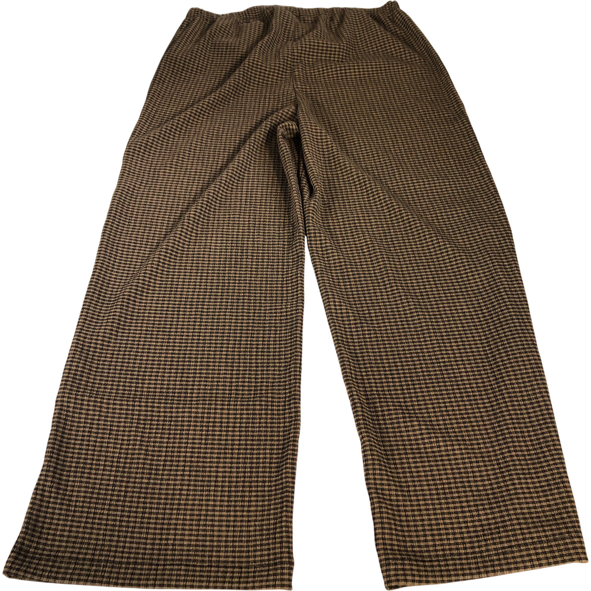 River Island Women's Trousers Houndstooth Pattern Stretch Waist