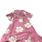 Branded Floral Maxi Dress Women's Pink Polyester Wrap Style With Belt UK12