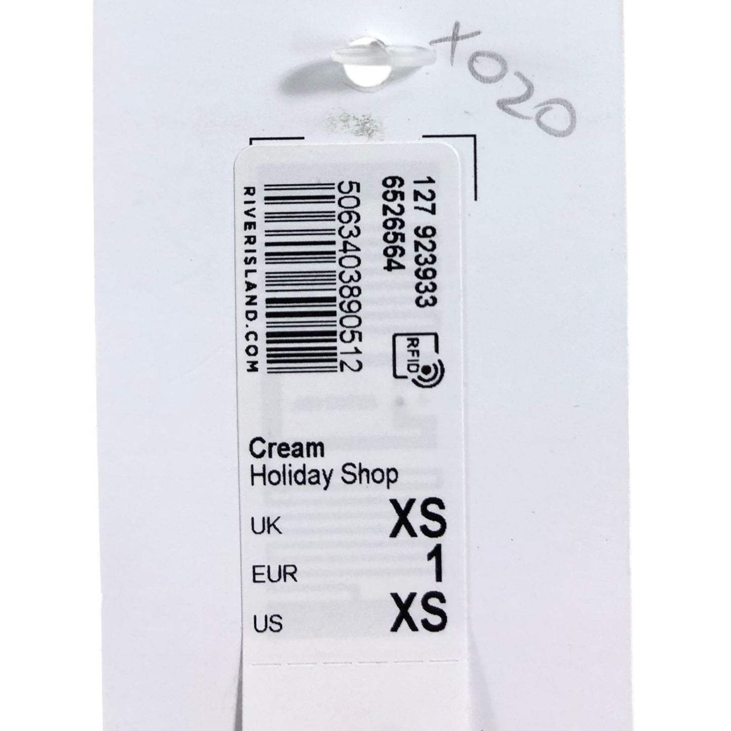 Rivers Island Cream Floral Dress XS Women's Ruffled Sleeves Summer Style