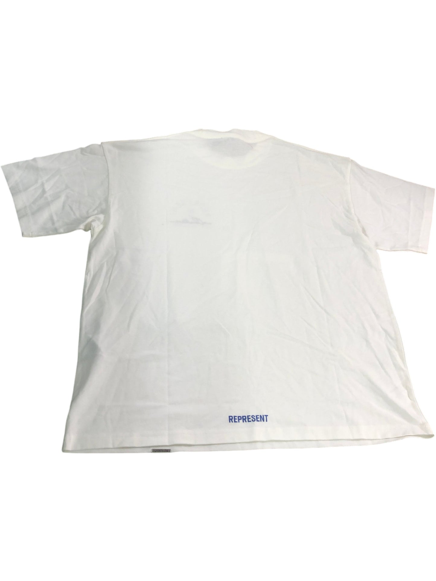 REPRESENT T-Shirt Men's White Cotton Competition Department Size Medium