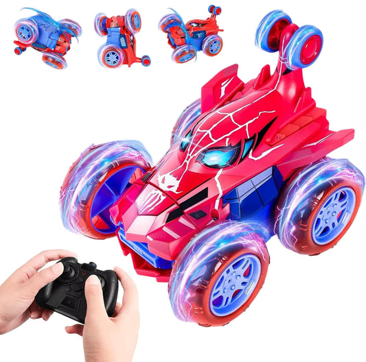 Happy Go Spider Remote Control Car 360 Degree Stunt Rechargeable Toy