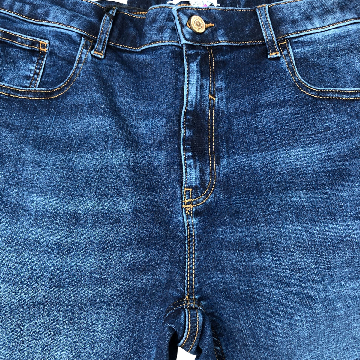 River Island Classic Skinny Jeans Women's Midrise Denim Blue Stretch Fit