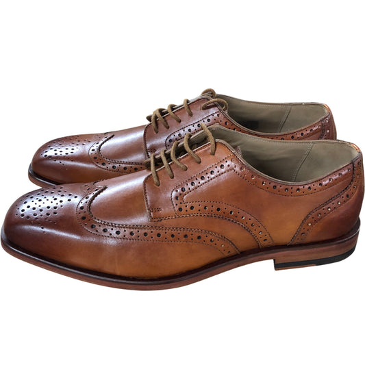 Oliver Sweeney Chedworth Brogues UK12 Men's Tan Leather Lace-Up Shoes