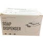 Soap Dispenser No1861 One Handed Operation Drain Design Easy Discharge White
