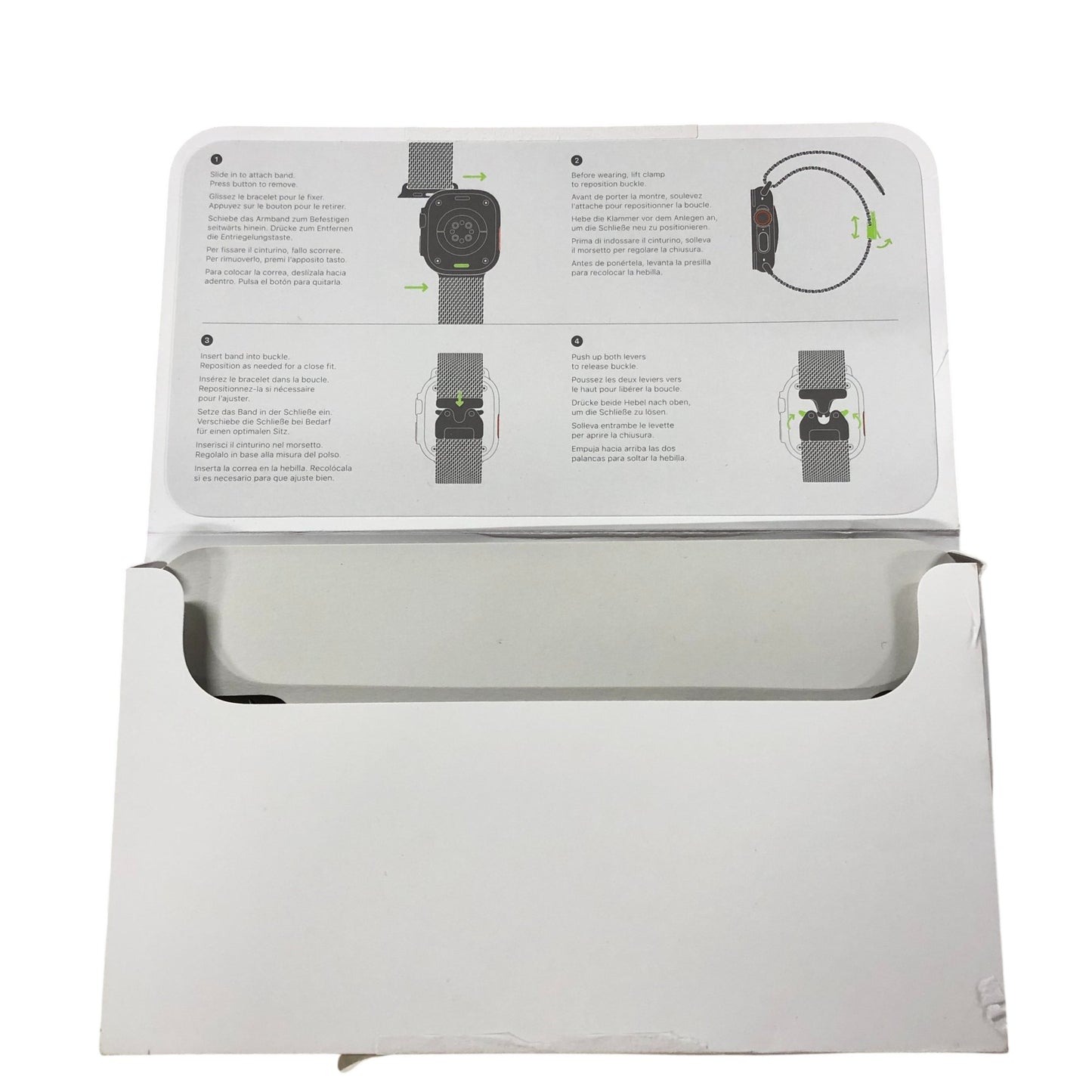 Apple Watch 49MM L Natural Titanium Milanese Loop Adjustable Strap Band