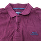 Weird Fish Miles Polo Shirt Tawny Port Men's Short Sleeve Size L Organic Cotton