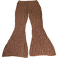 River Island Petite Trousers Women's Flared Knit Trousers Patterned