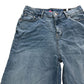 Wide Leg Jeans UK12R Women's Light Blue