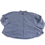 Rivers Island Blue Striped Shirt Size UK20 Women's Long Sleeve