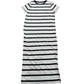 River Island Striped T Shirt Dress UK8 Women's Black White Casual Comfortable