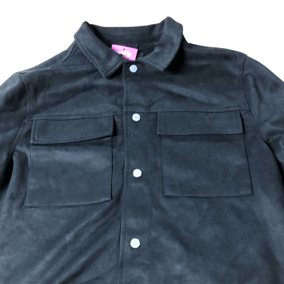 River Island Black Long Sleeve Shirt Casual Button Up Top Medium