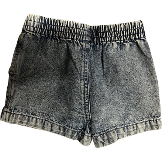 River Island Denim Shorts 18-24 Months Girls Embroidered Fruit Detail Blue