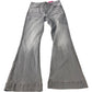 River Island Flared Jeans Women's Light Wash Denim High Waisted UK12