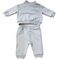 River Island Kids Tracksuit Set Size 0-3 Months Girls Beige With Bear Detail