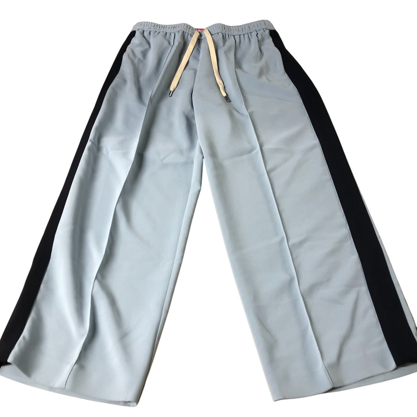 Branded Stylish Casual Trousers Women's Light Blue Elasticated Waisted UK10