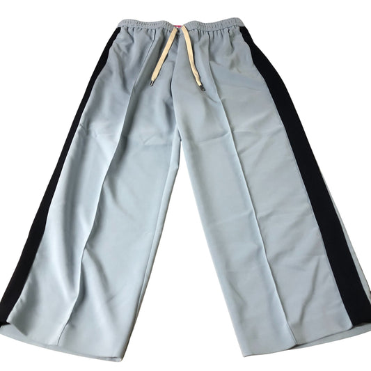 Branded Stylish Casual Trousers Women's Light Blue Elasticated Waisted UK12