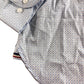 Ben Sherman Soho Slim Fit Shirt Size 16 M Men's Blue Patterned Long Sleeve
