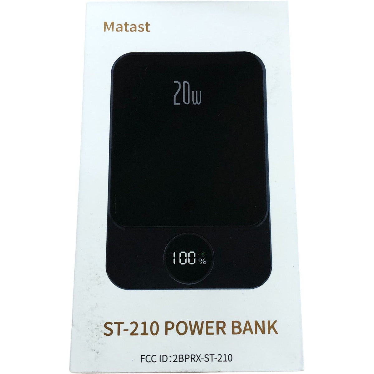Matast ST-210 Power Bank 10000mAh Wireless Charging 20W Fast Charge Portable