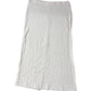 River Island Signature Maxi Skirt L Women's Textured Split Hem Cream