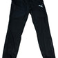 PUMA Activewear Trousers Men's Track Pants Black Lightweight Zipped Cuffs M