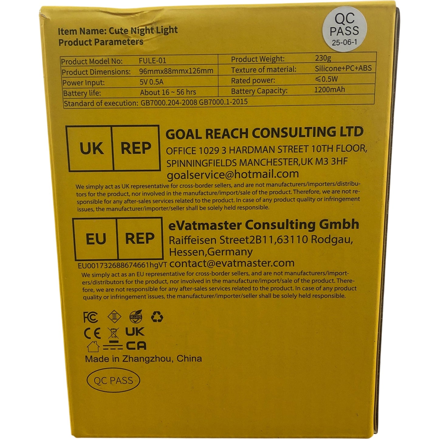 Cute Duck Night Light Baby Soother Soft Silicone Dimmable Rechargeable