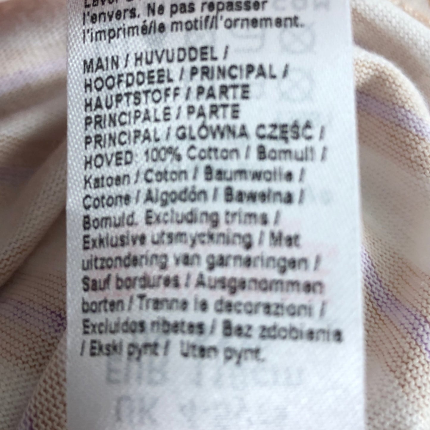 River Island Future Princess T-Shirt UK4-5 Years Girls Striped Cotton Top