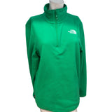 The North Face Green Half Zip Fleece Jumper Men's Medium Outdoor Wear