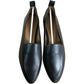Flattered Casjsa Black Leather Women’s Flats Stylish Pointed Toe Slip On UK4