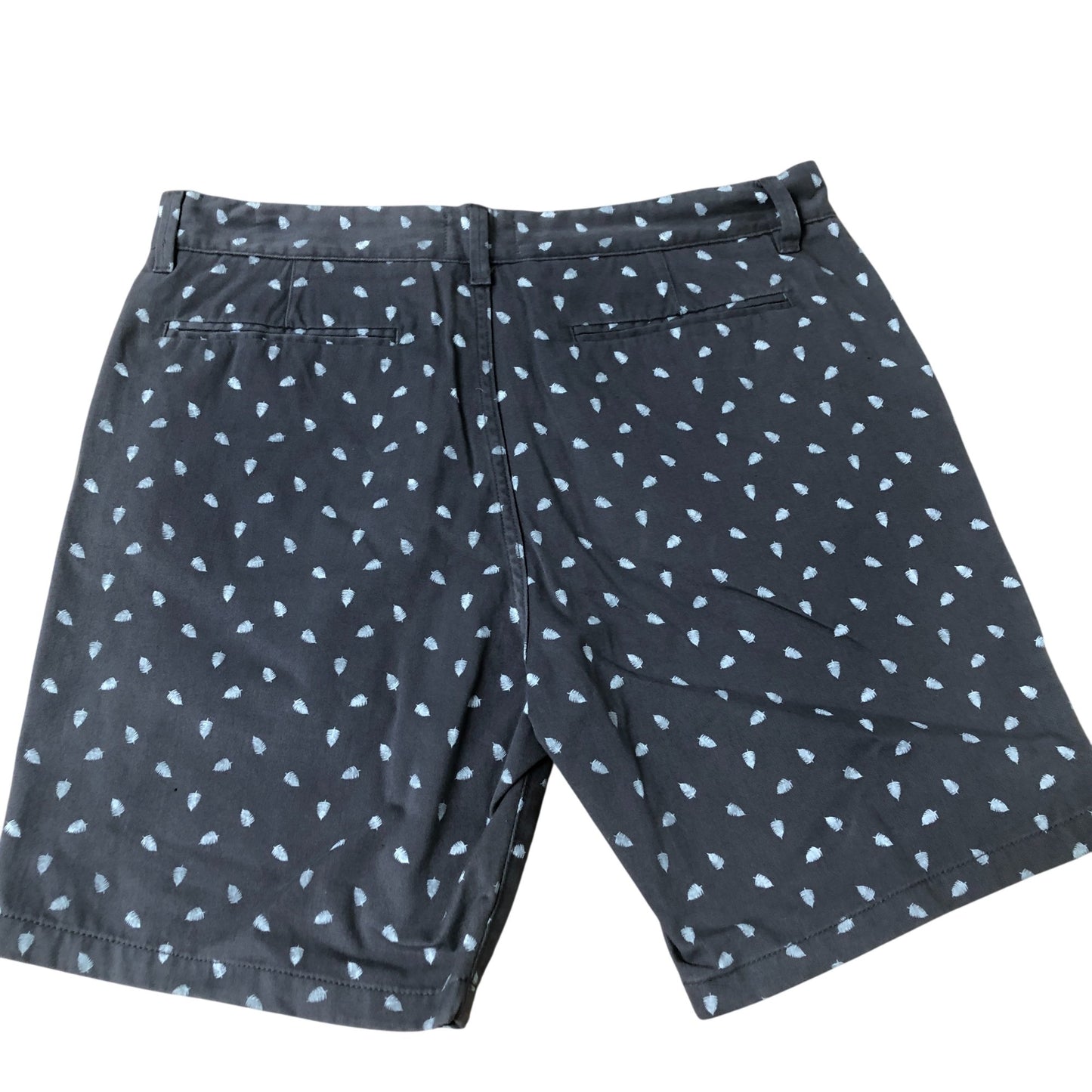 Fluid Shorts Cotton Grey Printed Men's Casual Wear Medium