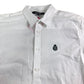 Firetrap White Muscle Fit Short Sleeve Shirt  Men's Casual Cotton Medium