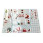 Decorative Christmas Window Clings Santa Gifts Candy Canes Snowflakes 9 Sheets