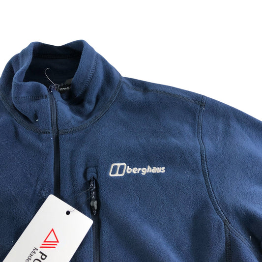 Berghaus Polartec Dark Blue Half Zip Fleece - Size Small